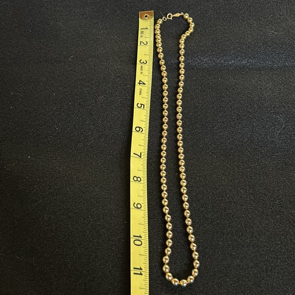 Biagi gold tone beaded necklace vintage - Picture 3 of 3